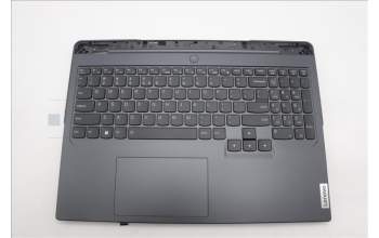 Lenovo 5CB1L54619 C-Abdeckung mit Tastatur, Englisch (US, Euro), Onyxgrau, RGB-Hintergrundbel