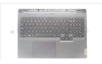 Lenovo 5CB1L54623 C-Abdeckung mit Tastatur, Englisch (GB), Onyxgrau, RGB-Hintergrundbel