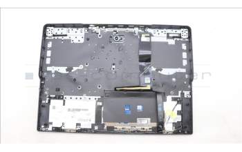 Lenovo 5CB1L54626 C-Abdeckung mit Tastatur, Französisch/Arabisch, Onyxgrau, RGB-Hintergrundbel.