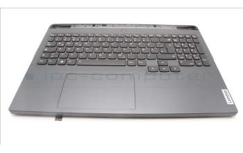 Lenovo 5CB1L54627 C-Cover with keyboard, German, Onyx Grey, RGB Backlight, UK