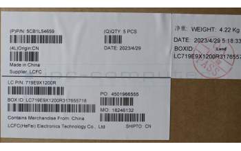 Lenovo 5CB1L54659 Tastatur inkl. Topcase deutsch L82WM OG WH