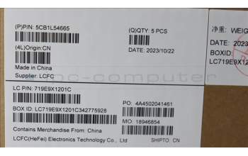 Lenovo 5CB1L54665 C-Abdeckung mit Tastatur, Italienisch