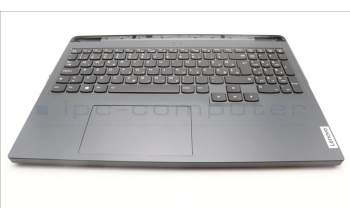 Lenovo 5CB1L54672 C-Abdeckung mit Tastatur, Slowenisch, Onyxgrau, Weiße Hintergrundbel.