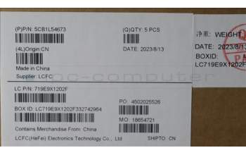 Lenovo 5CB1L54673 Tastatur inkl. Topcase spanisch L82WM OG WH