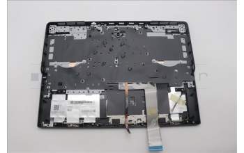 Lenovo 5CB1L54678 C-Abdeckung mit Tastatur, Ukraine, Onyxgrau, Weiße Hintergrundbel.