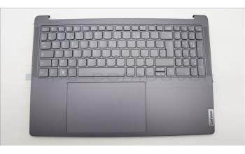 Lenovo 5CB1L55117 C-Abdeckung mit Tastatur, Französisch, Sturmgrau