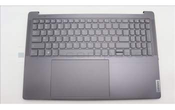 Lenovo 5CB1L55122 C-Abdeckung mit Tastatur, Hebräisch, Sturmgrau