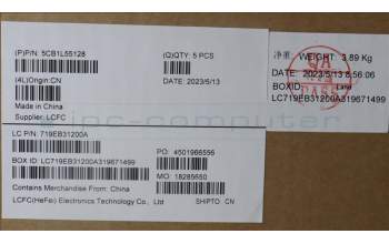 Lenovo 5CB1L55128 Tastatur inkl. Topcase ASM_KOR_STGY L83BY