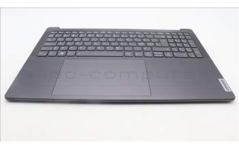 Lenovo 5CB1L55130 C-Abdeckung mit Tastatur, Skandinavien, sturmgrau