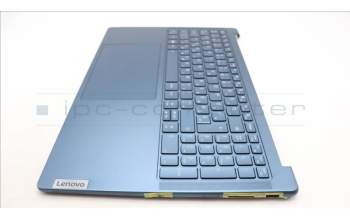 Lenovo 5CB1L55156 C-Abdeckung mit Tastatur, Ungarisch, Aquamarinblau
