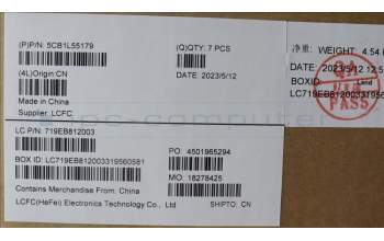 Lenovo 5CB1L55179 LCD Cover L83BY MLED SG