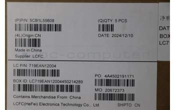 Lenovo 5CB1L55608 Tastatur inkl. Topcase ASM_FRA L82X9 AGNFP