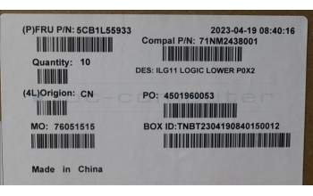 Lenovo 5CB1L55933 Lower Case C 82XW L(P0X2)