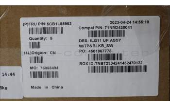 Lenovo 5CB1L55963 C-Abdeckung mit Tastatur, Schweiz, Hintergrundbeleuchtung