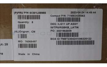 Lenovo 5CB1L55985 Tastatur inkl. Topcase ASM_LA SPA C 82XW RGB