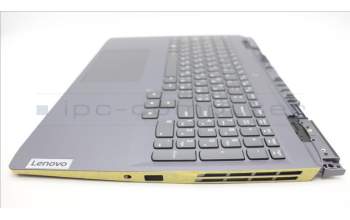 Lenovo 5CB1L56000 C-Abdeckung mit Tastatur, Ukraine, RGB-Hintergrundbel.