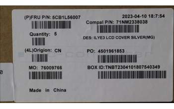 Lenovo 5CB1L56007 LCD Cover C 82YA MG