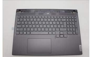 Lenovo 5CB1L56032 C-Abdeckung mit Tastatur, Belgisch, sturmgrau, Hintergrundbeleuchtung, GB