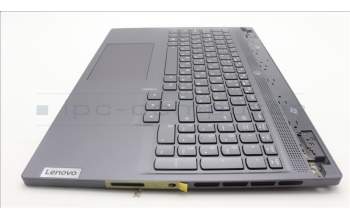 Lenovo 5CB1L56036 C-Abdeckung mit Tastatur, Bulgarisch, sturmgrau, Hintergrundbeleuchtung, GB