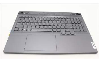 Lenovo 5CB1L56042 C-Cover with keyboard, English, Storm Grey, RGB Backlight, US