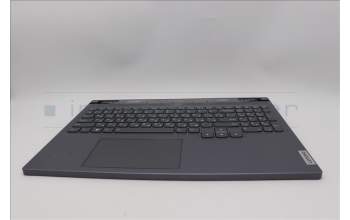 Lenovo 5CB1L56047 C-Abdeckung mit Tastatur, Russisch, sturmgrau, RGB-Hintergrundbel.