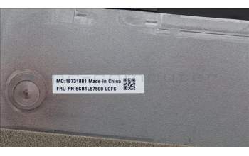 Lenovo 5CB1L57500 FRU KT4D0_D_COVER_UMA_WW_ASSY_GR