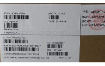 Lenovo 5CB1L57506 COVER FRU KT4D0_DCOVER_SWG_WWAN_SUB_ASSY