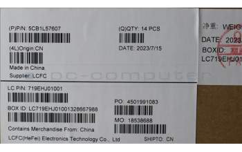 Lenovo 5CB1L57607 FRU KT4D0_C_COVER_WW_SUB_ASSY_GRAY