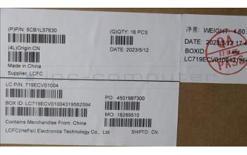 Lenovo 5CB1L57630 FRU KT4D1_D_AL_WWAN_BLK_5G_ASSY