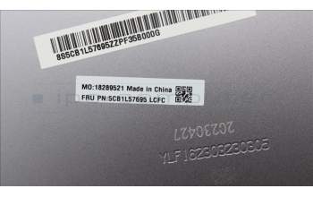 Lenovo 5CB1L57695 KE451_A_COVER_ASSY_GREY_24T