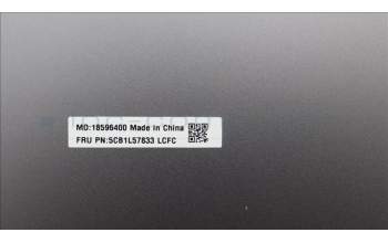 Lenovo 5CB1L57833 COVER X13G4_D_COVER_D_WLAN_GRY_ASSY