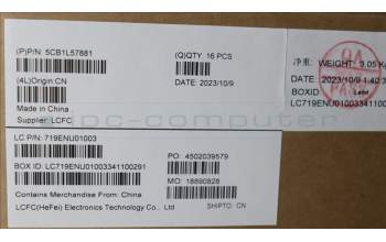 Lenovo 5CB1L57881 KP6B0_B_COVER_NON_CAMERA_ASSY