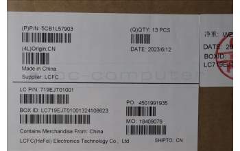 Lenovo 5CB1L57903 FRU COVER KP620_TS_A_COVER_ASSY