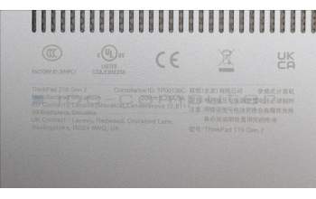 Lenovo 5CB1L57933 FRU KT6D2_D_COVER_UMA_WL_ASSY_GY