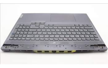 Lenovo 5CB1L58755 C-Abdeckung mit Tastatur, Hebräisch, sturmgrau, RGB-Hintergrundbel.