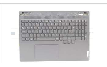 Lenovo 5CB1L58758 C-Abdeckung mit Tastatur, Englisch (GB), Schiefergrau, Hintergrundbeleuchtung
