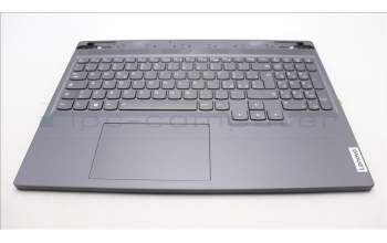Lenovo 5CB1L58759 C-Abdeckung mit Tastatur, Italienisch, sturmgrau, RGB-Hintergrundbel.