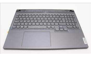 Lenovo 5CB1L60069 C-Abdeckung mit Tastatur, Tschechisch/Slowakisch, schiefergrau, Hintergrundbeleuchtung, GB