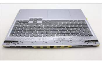 Lenovo 5CB1L60091 C-Cover with keyboard,Nordic,Mineral Grey,Backlight