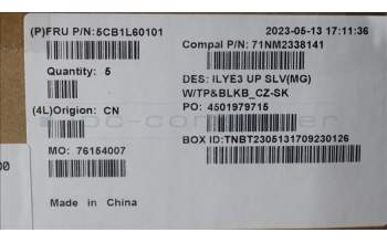 Lenovo 5CB1L60101 Tastatur inkl. Topcase ASM_CZE/SLK C 82YA MGBL