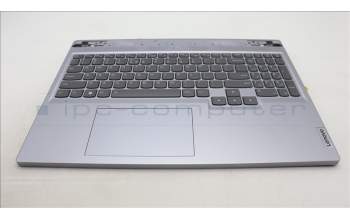 Lenovo 5CB1L60108 C-Abdeckung mit Tastatur, Englisch (US, Euro), Mineralgrau, RGB-Hintergrundbel.