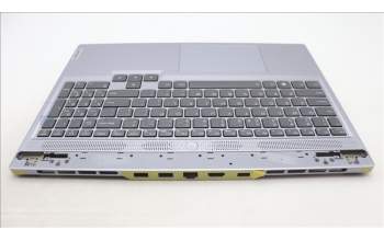 Lenovo 5CB1L60108 C-Abdeckung mit Tastatur, Englisch (US, Euro), Mineralgrau, RGB-Hintergrundbel.