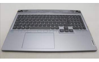 Lenovo 5CB1L60128 C-Abdeckung mit Tastatur, Belgisch, Mineralgrau, RGB-Hintergrundbel., GB