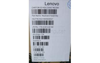 Lenovo 5CB1L60180 Tastatur inkl. Topcase deutsch_H 82X3 NFPSTGY