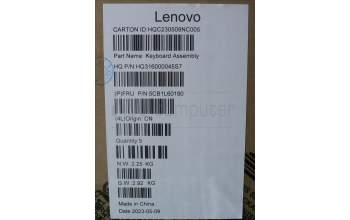 Lenovo 5CB1L60190 Tastatur inkl. Topcase ASM_NORDICH82X3NFPSTGY