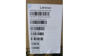 Lenovo 5CB1L60192 Tastatur inkl. Topcase ASM_RUS_H 82X3 NFPSTGY