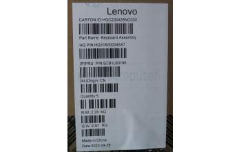 Lenovo 5CB1L60195 Tastatur inkl. Topcase schweiz_H 82X3 NFPSTGY