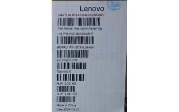 Lenovo 5CB1L64484 Tastatur inkl. Topcase ASM_RUS_H 82X3 NFPMIGY