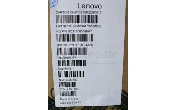 Lenovo 5CB1L64486 C-Abdeckung mit Tastatur, Spanisch, Mineralgrau, Ohne_Fingerabdruckscanner