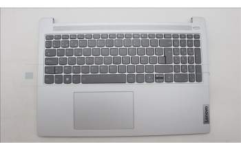 Lenovo 5CB1L66533 C-Abdeckung mit Tastatur, Belgisch, wolkengrau, Hintergrundbeleuchtung, Ohne Fingerabdruck, GB